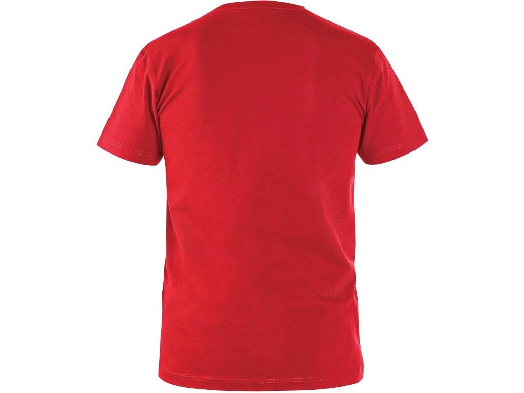 Tričko CXS NOLAN, krátký rukáv, červené, vel. XL